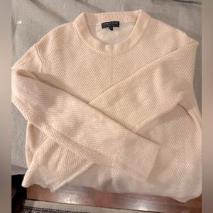 Rag and Bone cashmere, pale pink sweater